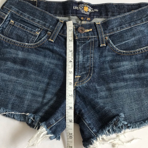Lucky Brand The Cut Off Buckroe Beach Shorts size 25 - Picture 13 of 14